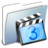 Graphite Smooth Folder Movies Icon